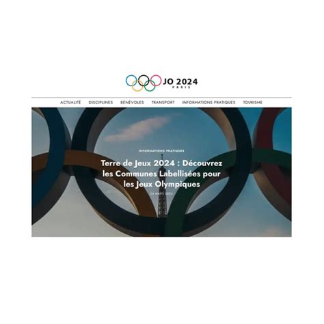 Tourisme Pendant Les JO 2024 De Paris Avec Les Offices De Tourisme En