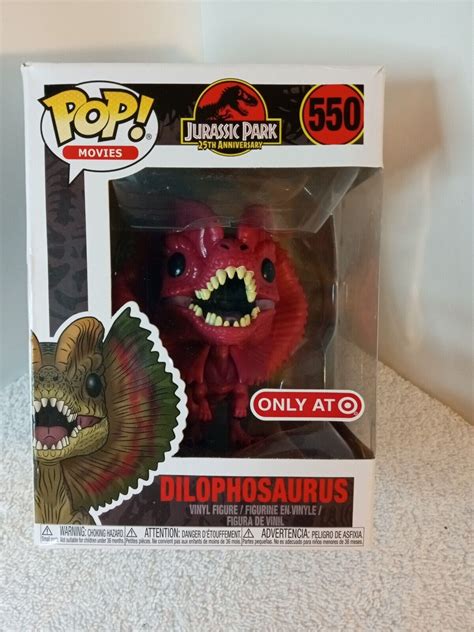 Funko POP Red Dilophosaurus 550 Jurassic Park Vinyl Figure Target