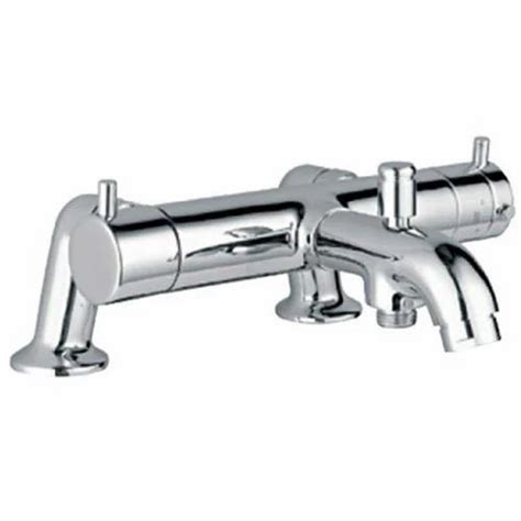 Jaquar Florentine Tub Mounted Exposed Thermostatic Bath Shower Mixer At