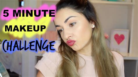 5 Minute Makeup Challenge Youtube