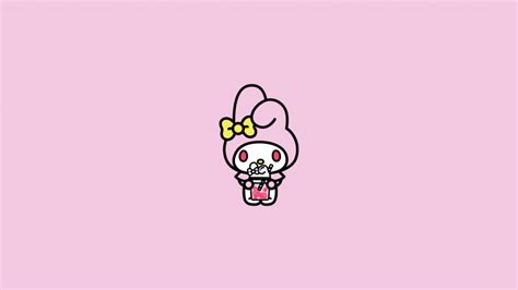 My Melody Wallpaper 4K, 5K, Pink background, Sanrio