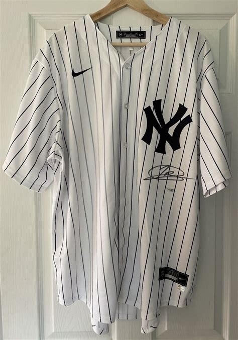 Jasson Dominguez Autographed Signed Nike Replica Jersey Yankees Fanatics Auth Ebay