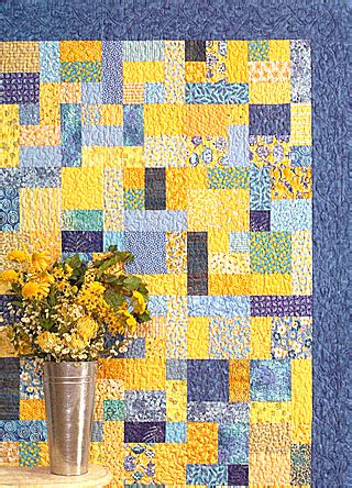 Brick Box Image: Free Yellow Brick Road Quilt Pattern