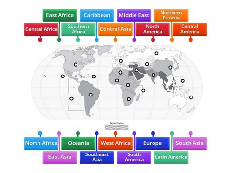 Ap World Regions Map Labelled Diagram