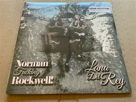 New Super Rare Lana Del Rey Norman Rockwell Nfr Pink Vinyl 2xlp