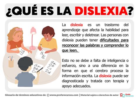 Qu Es La Dislexia Definici N De Dislexia