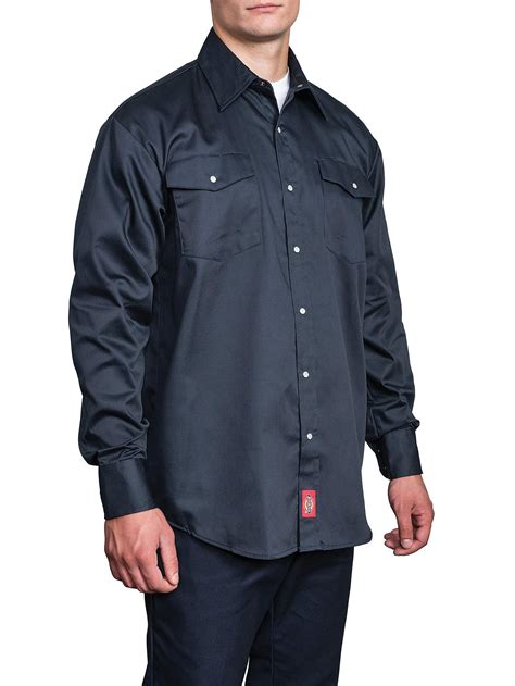 Dickies Original Fit Long Sleeve Snap Front Work Shirt 1221