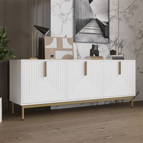 Комод Монте-Прадо Белый премиум / Золотой купить в Москве — цена от ...