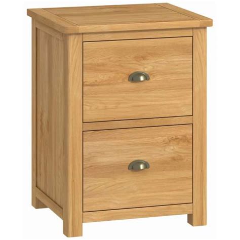 Arden Solid Oak Lockable Storage Filing Cabinet On Sale