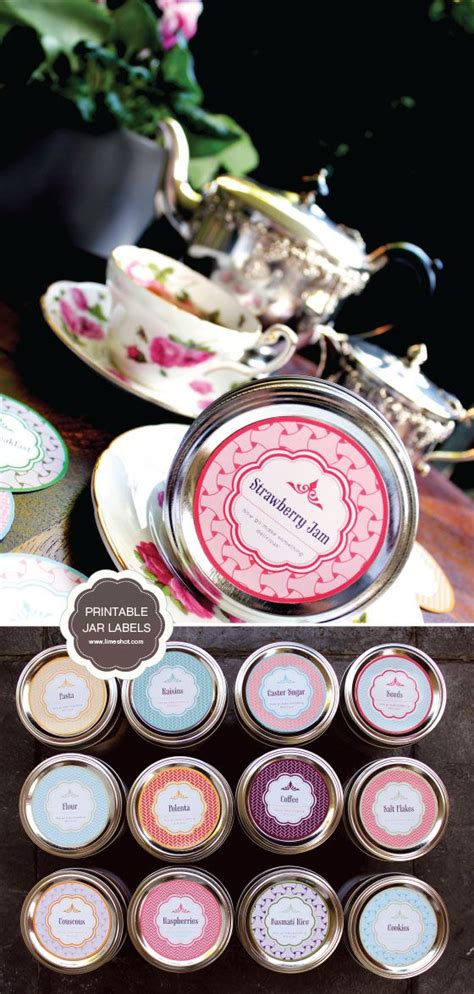 25 best Jar labels: free jar labels, jar label templates and ideas! images on Pinterest | Labels ...