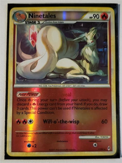 Ninetales Reverse Holo 17 Prices Pokemon Call Of Legends Pokemon