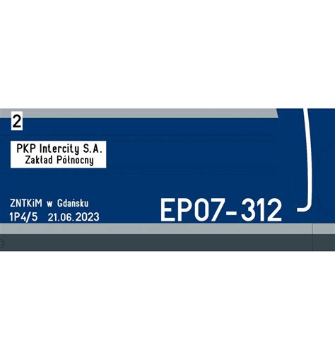 Schlesienmodelle 107028 Elektrowóz EP07 312 PKP IC ep VI analog z