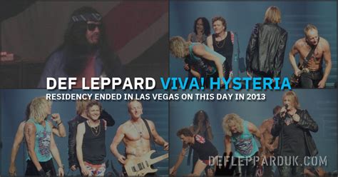 10 Years Ago DEF LEPPARD End VIVA HYSTERIA Residency In Las Vegas