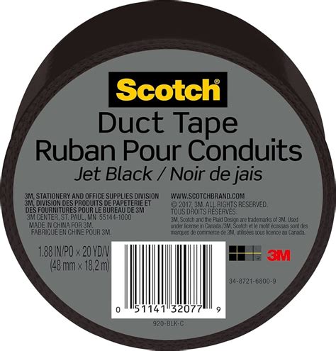 Scotch Duct Tape 4 82 920 Blk C