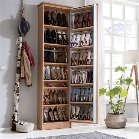 Contemporary Shoe Rack Schreinerei Wilhelm KG MFC With Hinged