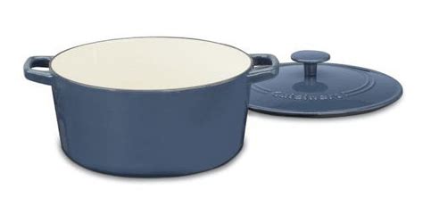 Cuisinart Chef S Classic 5qt Enameled Cast Iron Covered Casserole With Large Enamel Lid