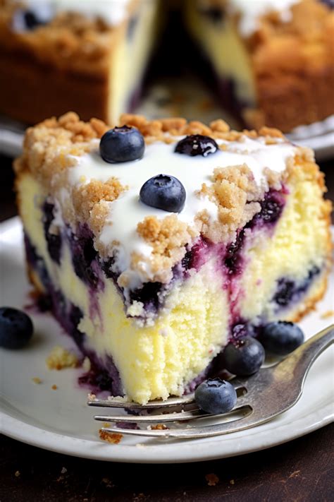 Blueberry Cream Cheese Coffee Cake