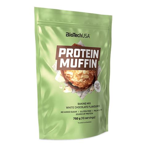 BioTech USA Protein Muffin alappor fehércsokoládé ízű 750g