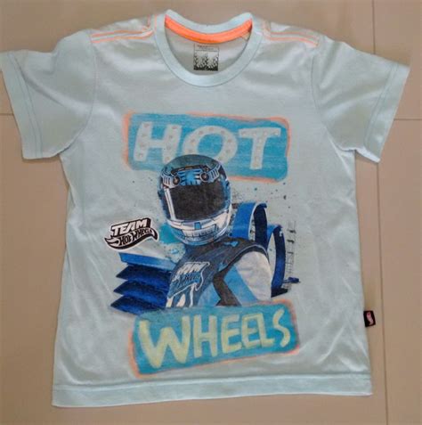 Camiseta Hot Wheels Roupa Infantil Para Menino Hot Wheels Usado 20169308 Enjoei