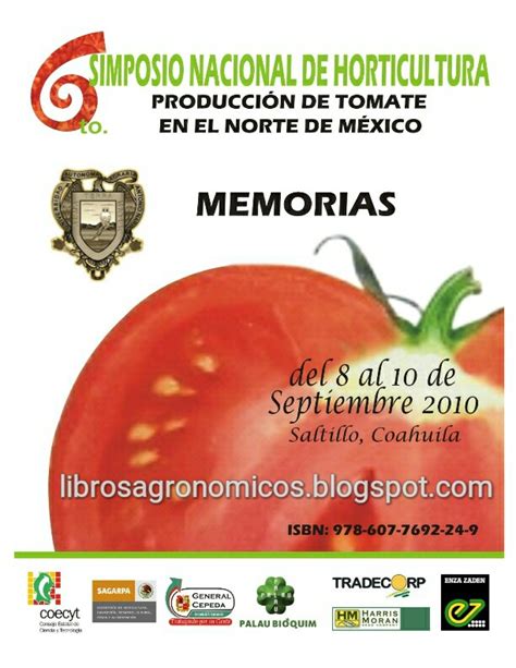 Producción De Tomate En El Norte De México Libros Agronómicos