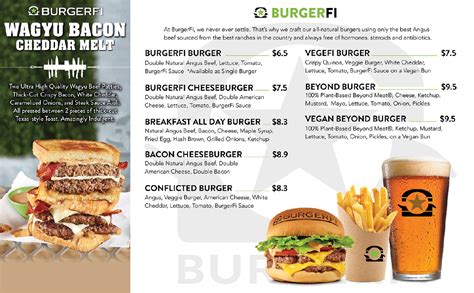 Restaurant Menu Board Design Concepts For Burgerfi Restaurants