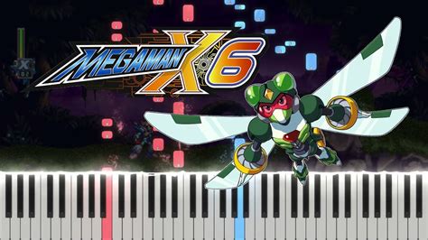 Mega Man X Commander Yammark Stage Amazon Area Piano Tutorial By