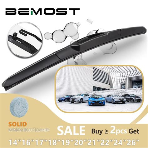 BEMOST Universal U Type Car Wiper Blade 14 16 17 18 19 20 21 22 24 26