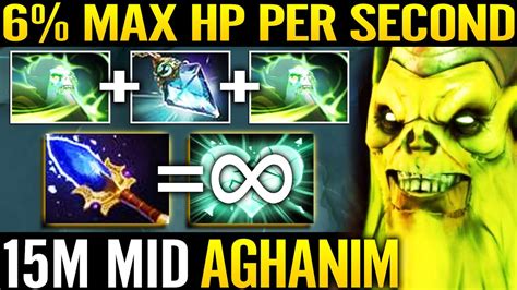 6 Max HP Sec WTF CANCER MONSTER Necrophos MID 15m Fast Aghanim