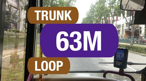 SBS Transit Trunk 63M Bus Service Route Visual YouTube