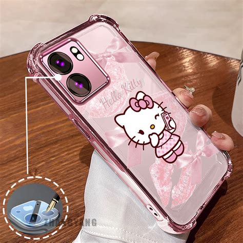Capa Para infinix smart 9 hot 50i De Telefone Galvanizada anti Queda De Quatro Cantos Estética