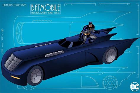 Batman The Animated Series Batmobile 3d Model Barry Morrises Coloring