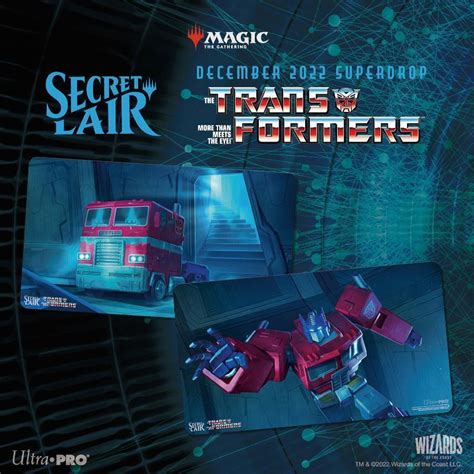 新品 UltraPRO MTG Secret Lair December 2022 Transformers Series プレイマット