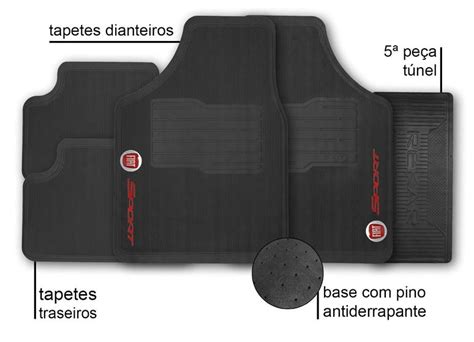 Tapete Para Carros Fiat Personalizado Todos Os Modelos REKAR Tapete