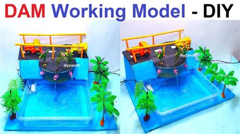 dam working model science exhibition project - simple and easy - diy ...