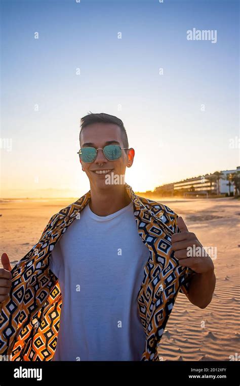 man sunset  res stock photography  images alamy