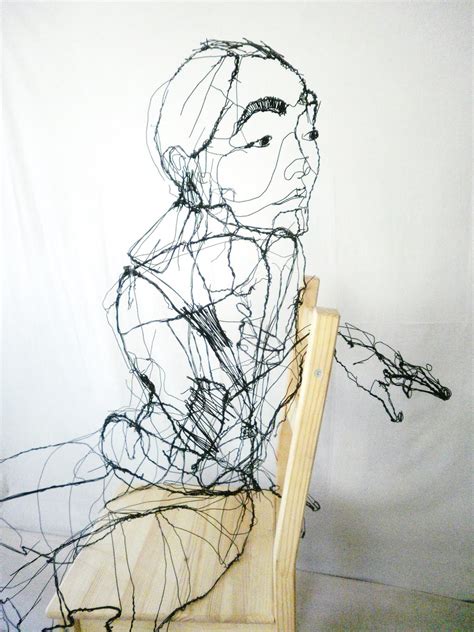 A Stunning Wire Sculpture By David Oliveira Rpics