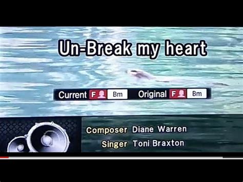 UNBREAK MY HEART Toni Braxton Karaoke Version YouTube