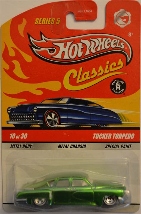 Hot Wheels Compatible Tucker Torpedo Green Of Special Paint Hw Classics Series