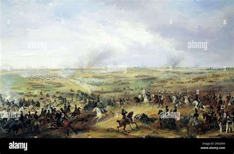 Battle Of Leipzig 1813 Stock Photo Alamy