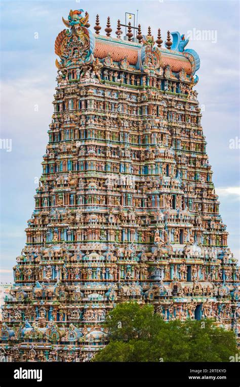 The Meenakshi temple Stock Photo - Alamy