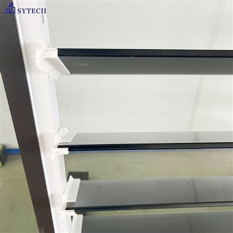 Adjustable Blades Glass Jalousie Louver Window Manual Automatic