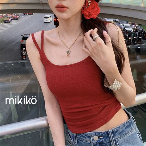 Taiwan Shipping Very Hot Threaded Double Shoulder Strap Vest U Encorela Red Comes With