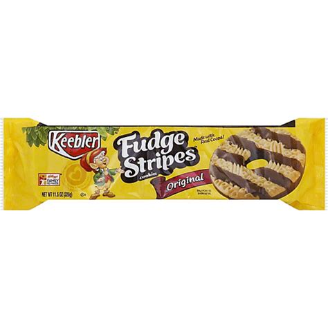 Keebler Fudge Stripes Cookies Original Chocolate And Chocolate Chip Carlie Cs