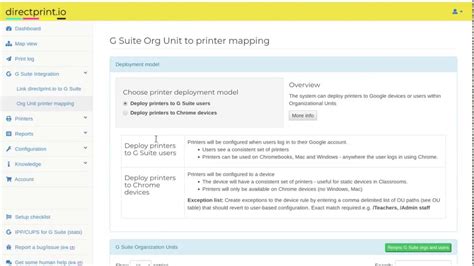 Deploying Printers Using Directprint Io And G Suite Youtube