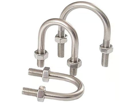 China Customized 304 Stainless Steel U Bolts Manufacturers Factory