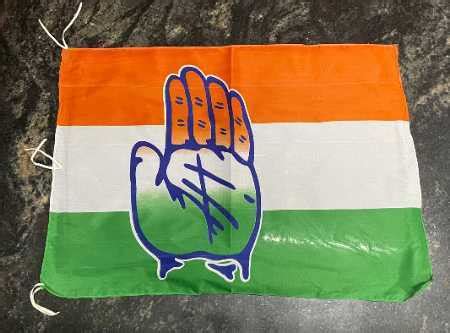 Congress Party Flag With Excellent Finishing at Best Price in Tirupur ...