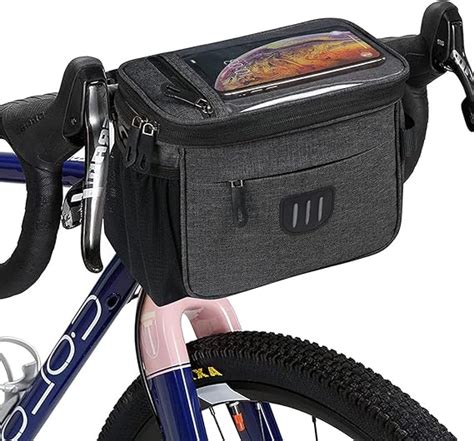 flintronic Sacoche de Guidon Vélo 6L Sac Avant de Vélo Étanche Sac de