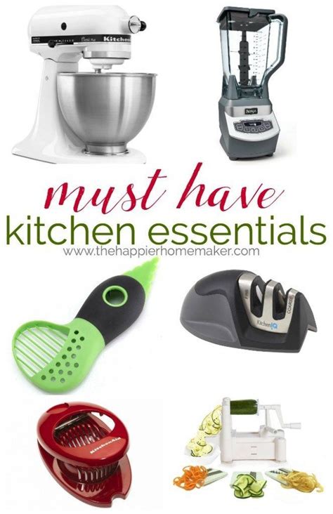 Must Have Kitchen Essentials Cooking Tools Kitchen Essentials