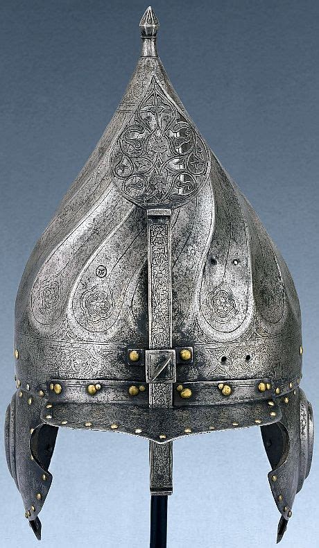 Ottoman Steel Turban Helmet 1500 1525 With Saint Irene Arsenal Mark