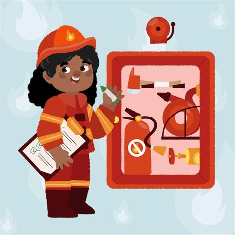 Concepto De Prevenci N De Incendios Dibujado A Mano Vector Gratis